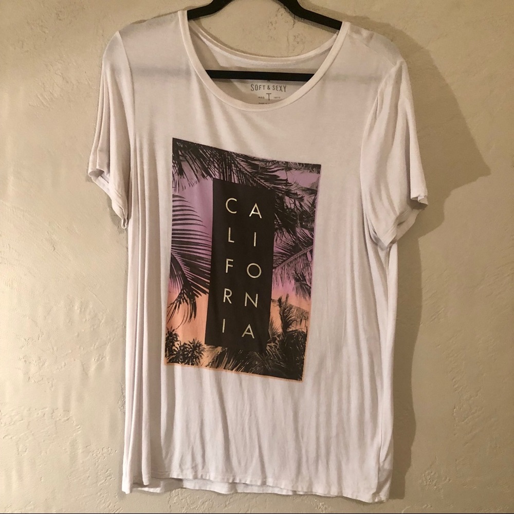 NEW American Eagle Graphic Tee Shirt White M